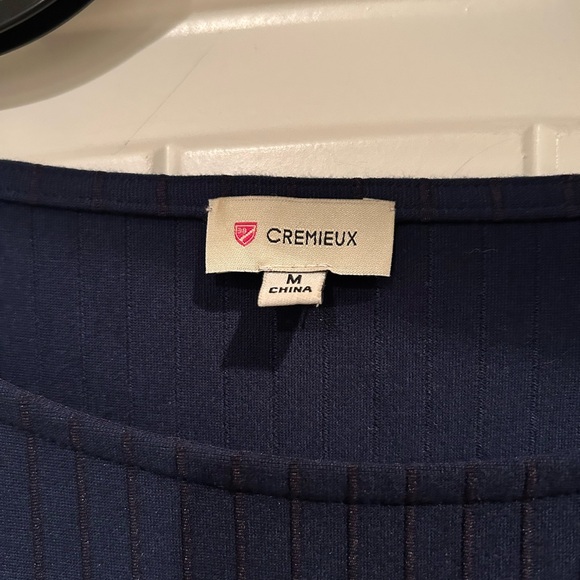 Cremieux Navy Blue Stretch Knit Women’s Dress - Size M - Picture 2 of 3